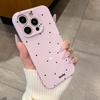 Роскошный милый чехол для телефона с узором в горошек на волне для IPhone 17 16 15 14 13 12 Pro Max 17air Глянцевый ударопрочный чехол для телефона Подарок для девушки