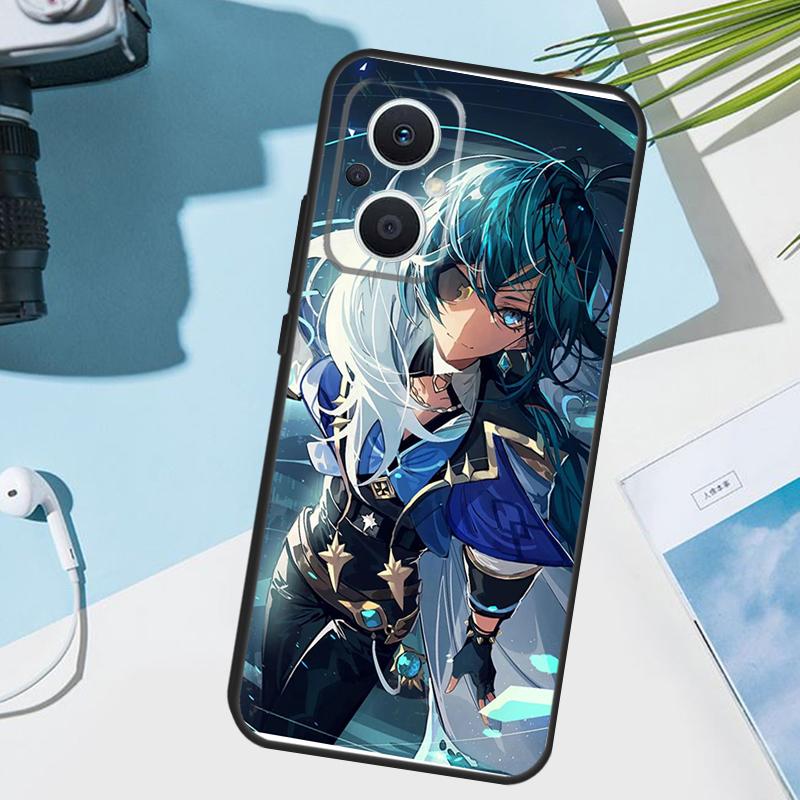 Genshin Impact Kaeya Case For OPPO Reno 13F 13 12 11 F 8T 7 8 10 Pro OPPO Find X8 X6 Pro X3 X5 Lite Cover Funda