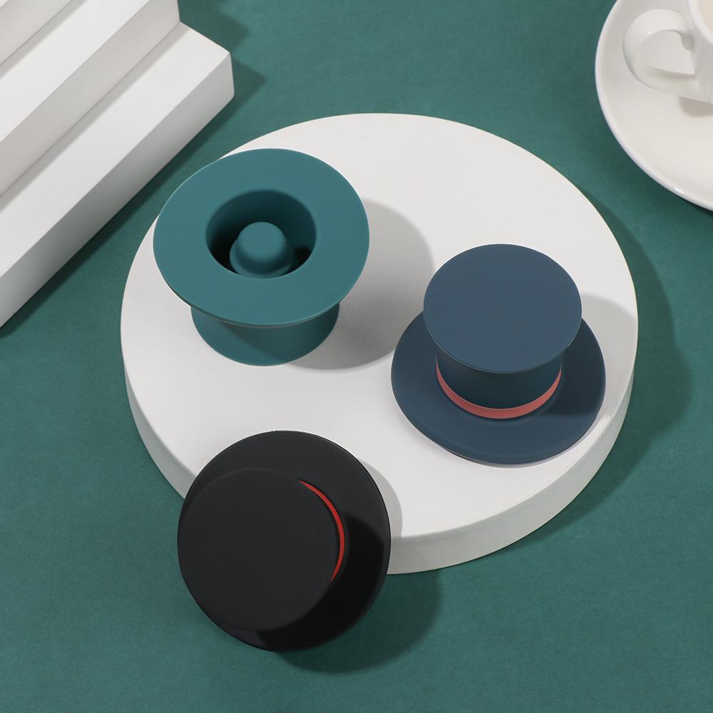 Silicone Wine Bottle Stopper Vacuum Sealed Wine Cork Reusable Bottle Storage Cap  Champagne Whiskey