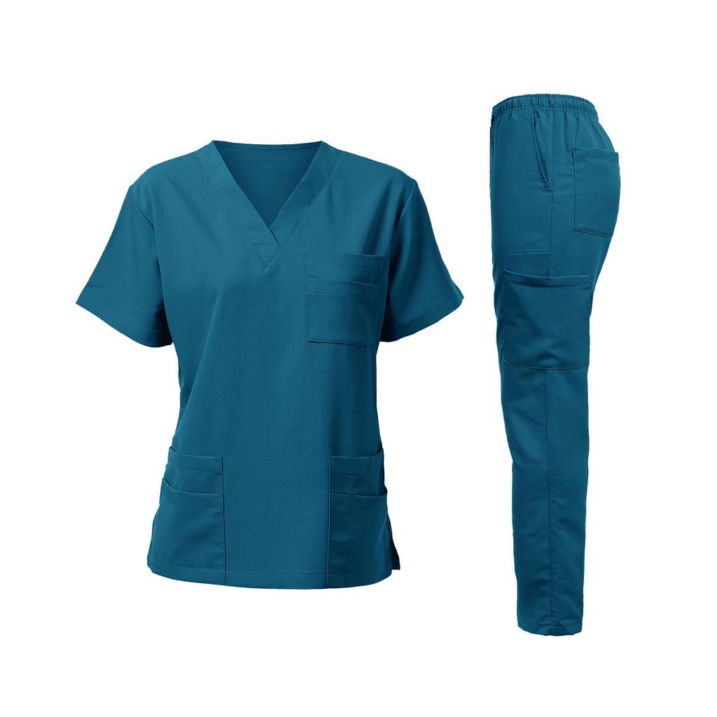 Унисекс-костюм стоматологический с короткими рукавами для медицинских работников