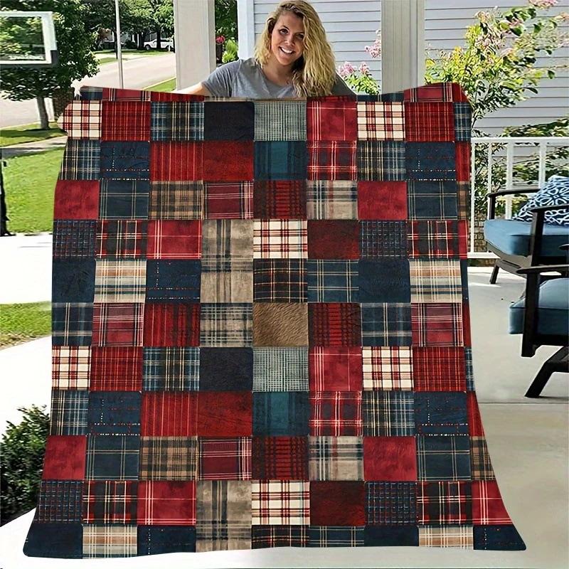 Flannel Blanket, Thickened Blanket, Air-conditioned Nap Blanket