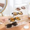 4Layer Drawer Organizer Clear Sunglasses Storage Box Glasses Cosmetic Jewelry Desk Acrylic Display Stationery Pencil Holder