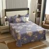 1pc 100% Cotton Bed Sheet Luxury Thick Bedspread Round Four Corner Bed Linen Vintage Euro Style Bedsheet Bed Cover Flat Sheets