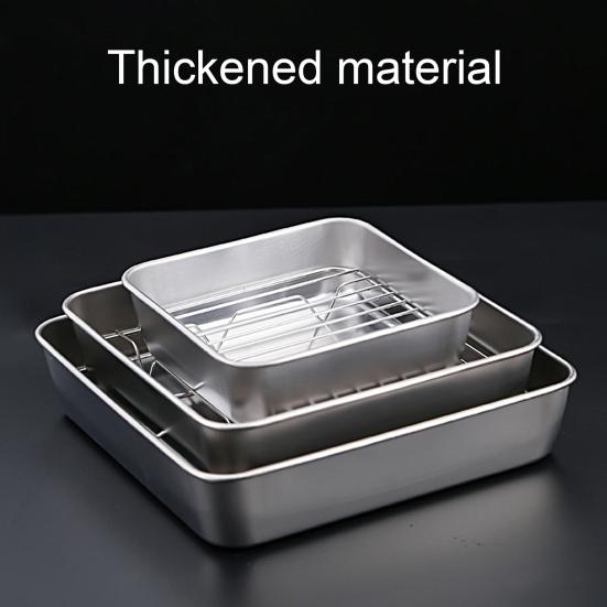 Полезная антидеформированная удобная легкая квадратная тарелка с гладкими краями для еды для подарков, жаровня