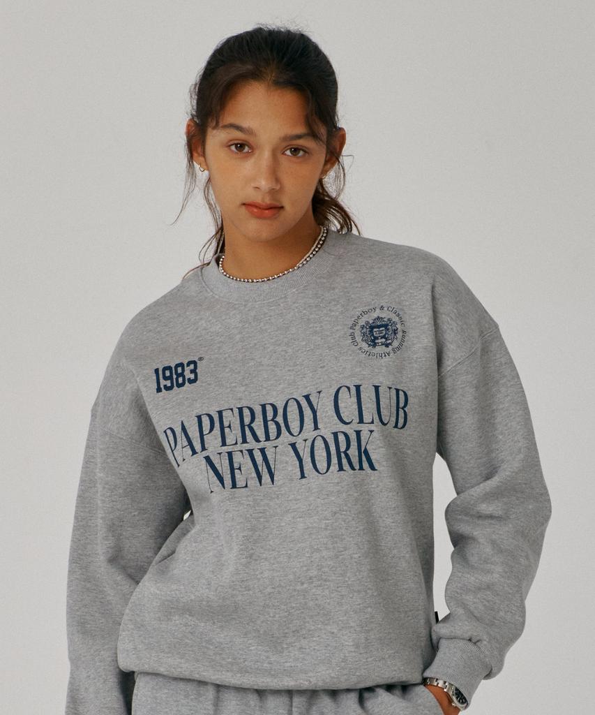 PAPERBOY Sports Club Sweatshirt - Melange