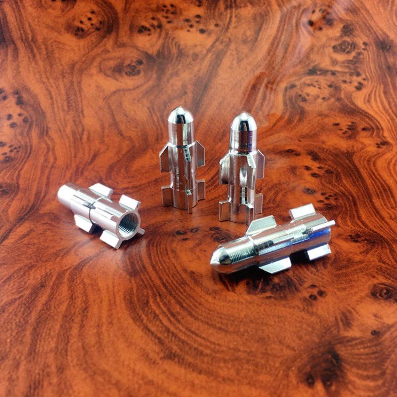 Personalized car motorcycle tire metal modified air nozzle cap, valve core cap aluminum alloy universal valve cover