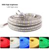LED Strip Light Waterproof 5050 Indoor Outdoor LED Flexible Tape Lights Rope 220V Lighting Living Room Decor Lamp