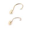 Les Trésors De Lily [K3802] - Gold Plated 'Love' Earrings - 5 Mm