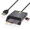 USB SIM Smart Card Reader For Bank Card IC/ID EMV TF MMC Cardreaders USB-CCID ISO 7816 for Windows 7