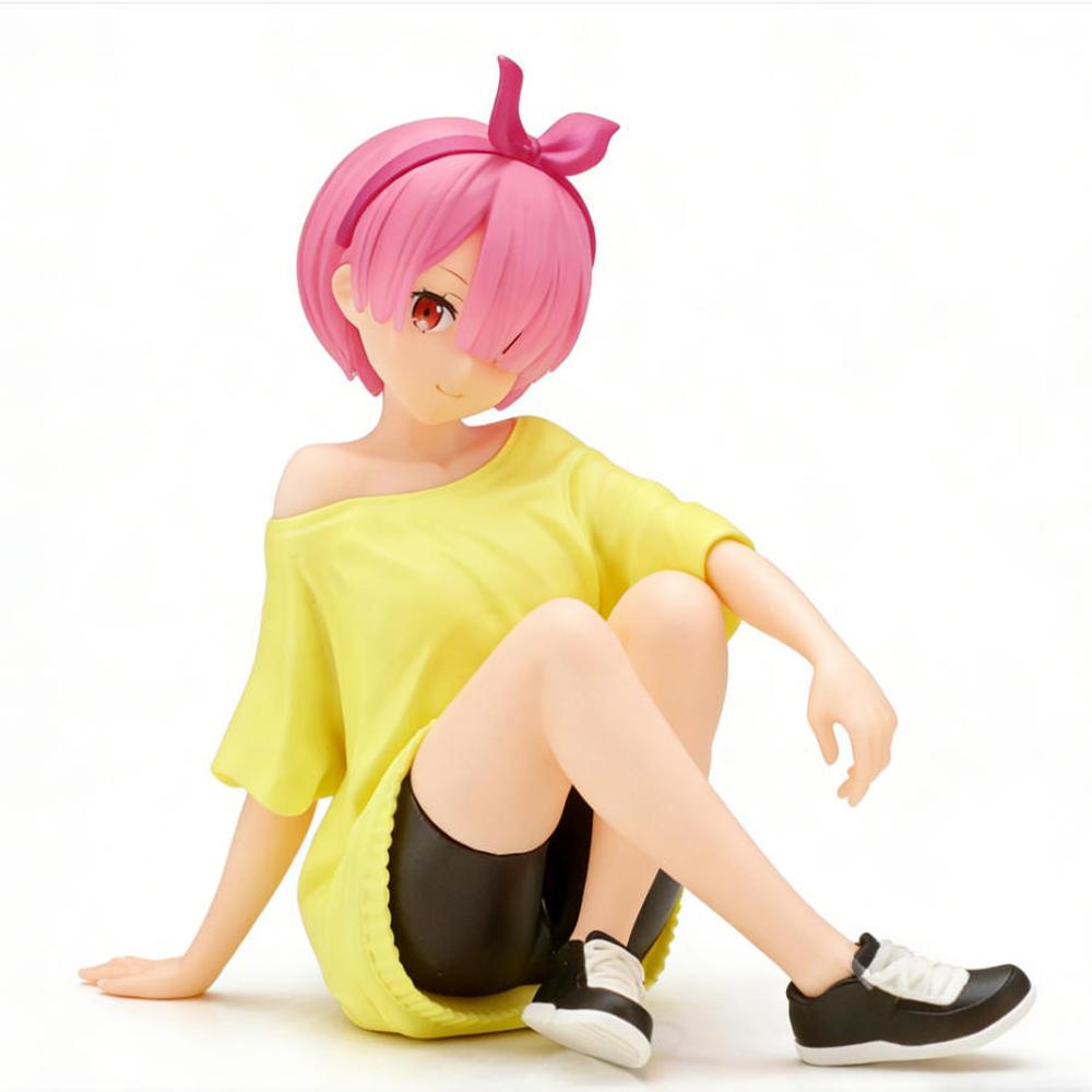 Фигурка Раму 13 см Re: ZERO Начинаю жизнь в другом мире Время отдыха Аниме Фитнес Одежда Модель Игрушка Подарок Коллекция Украшения
