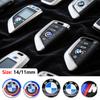 LXXM7 11mm 14mm Car Remote Key Fob Emblem For BMW E46 E90 F10 Sticker Logo Replacement F30 G20 X1 X3 X5 M Performance 50th Anniversary