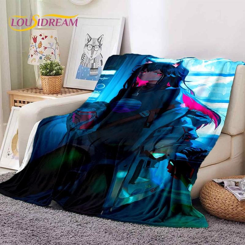 Zero Two Sexy Girl DARLING in The FRANXX Cartoon Flannel Blanket for Bed Bedroom Sofa Picnic,Throw Blanket for Outdoors Leisure
