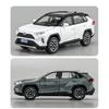 1/32 Toyota RAV4 Внедорожник Высокая имитация литой под давлением металлический сплав Модель автомобиля Звук Свет Инерционный механизм Коллекция Детские игрушки Подарки F566