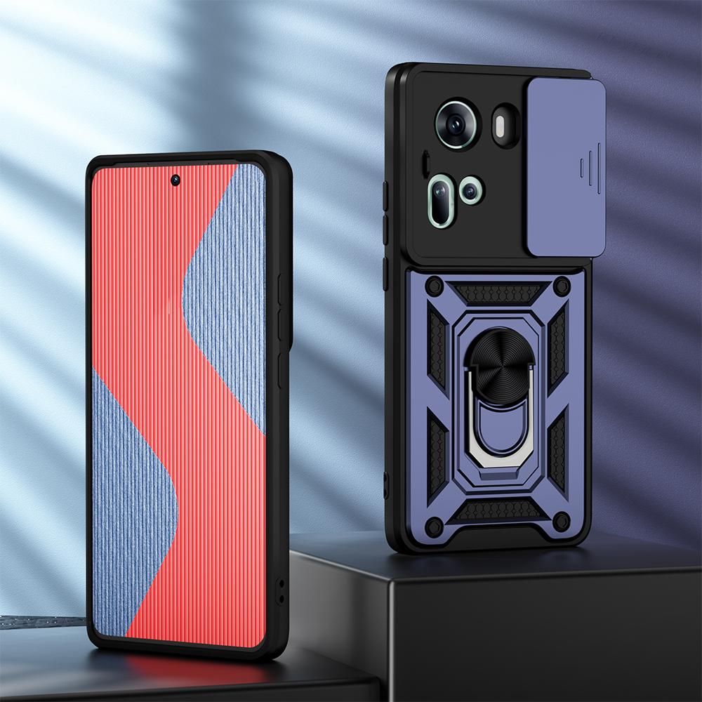 KEYSION Противоударный защитный чехол для OPPO Reno 11 Pro 5G 11F 5G, защитное кольцо для камеры, чехол-подставка для телефона для OPPO Reno11 F 5G