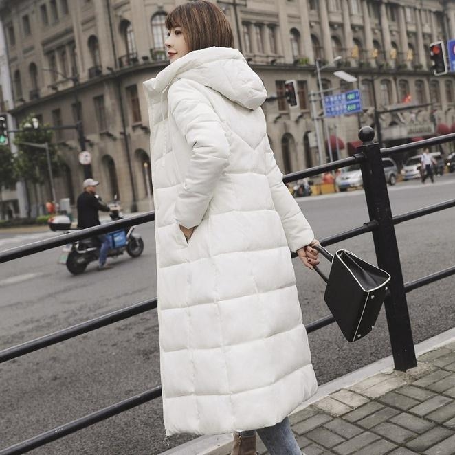 Winter Jacket Women's Coat Jacket Long Down Jacket Coat Long Hooded Duck Down Jacket Large Size