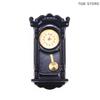 1/12 Dollhouse Vintage Simulation Wall Clock Model Living Room Clock Decor Home Micro Scene Accessories