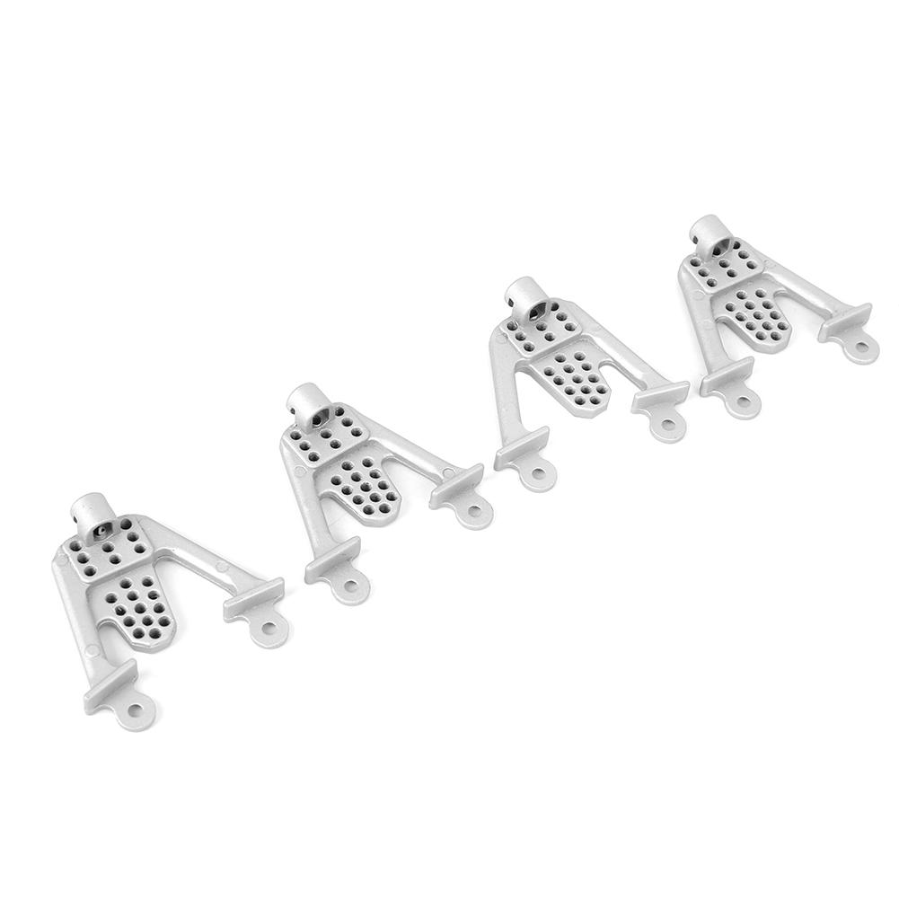 Metal Adjustable Shock Damper Towers Mount Multihole Accessory Fit for SCX10 110 RC CarSilver