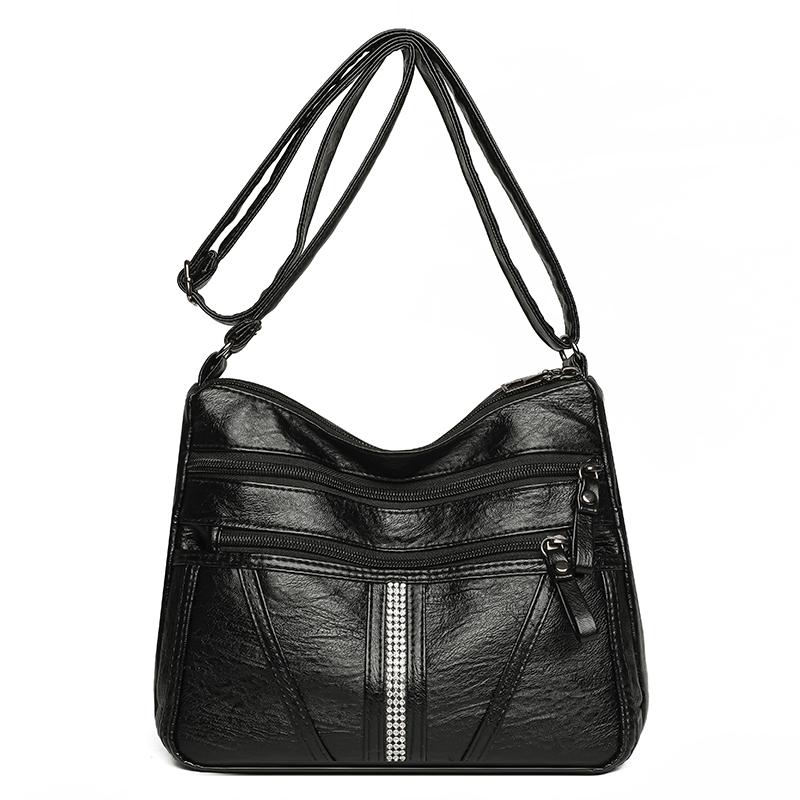 Женская сумка 2026 Тренд Сумки Леди Сумки через плечо Мягкая кожа Мода Универсальная сумка кроссбоди