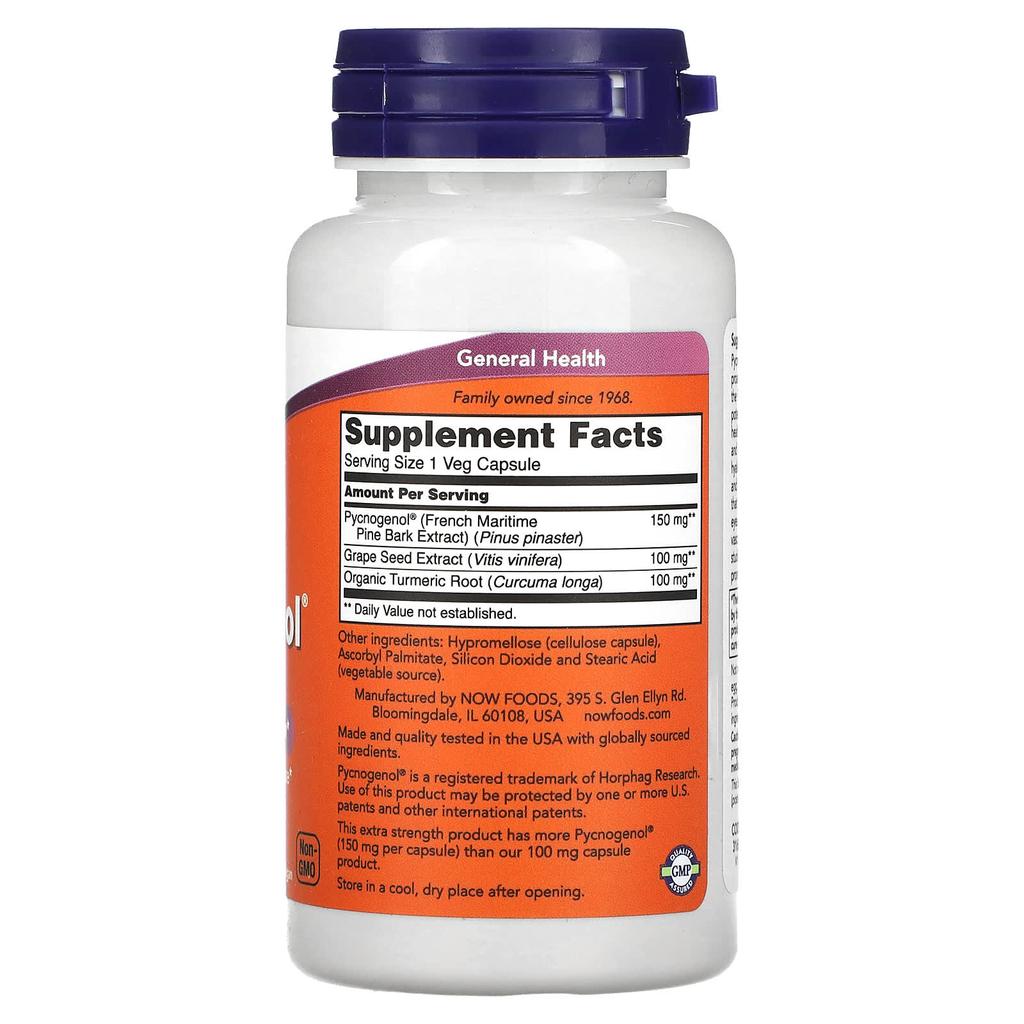 Extra Strength Pycnogenol®, 150Mg, 60 Veggie Caps