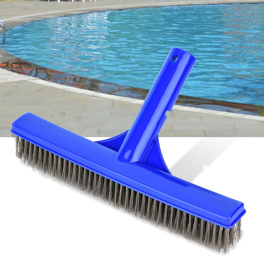1Pc Swimming Pool Wall Brush with Steel Wire Bristles for Spa Pond Cleaning Equipment