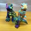 Dinosaur Toy 3d Printed T Rex Kids Creative Multicolor Articulated Display Model For Children