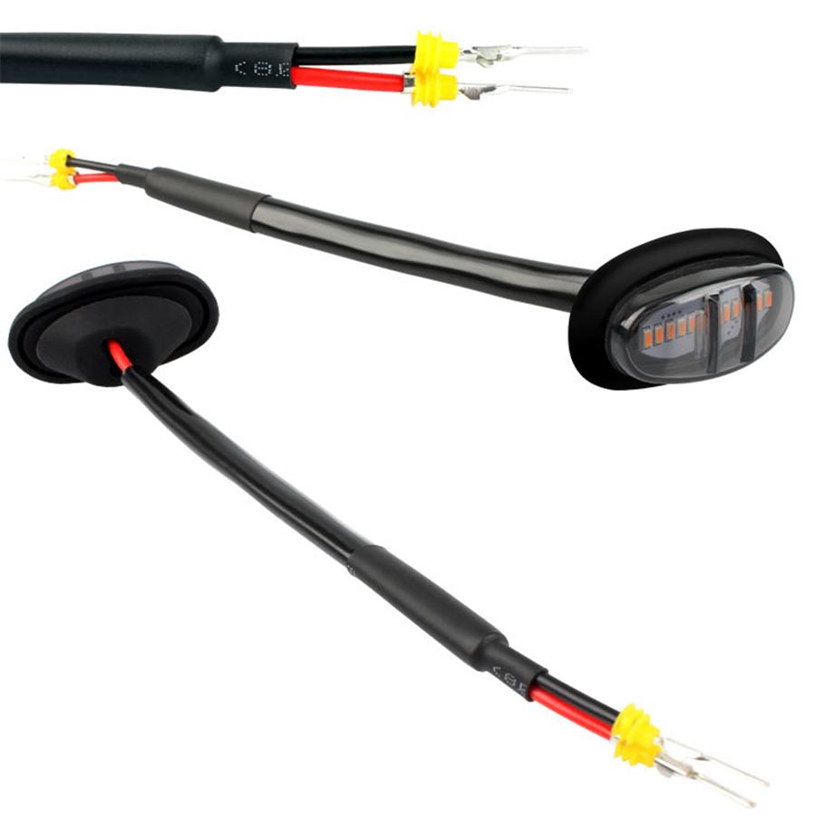 3pcs LED Front Grille Grill Lamp Kit Amber Light For Ford F150 Raptor 2017-2019