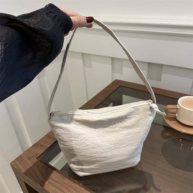 Сумка подмышкой женская большая вместимость новая осенне-зимняя холщовая сумка через плечо женская сумка-ведро из ткани ниши