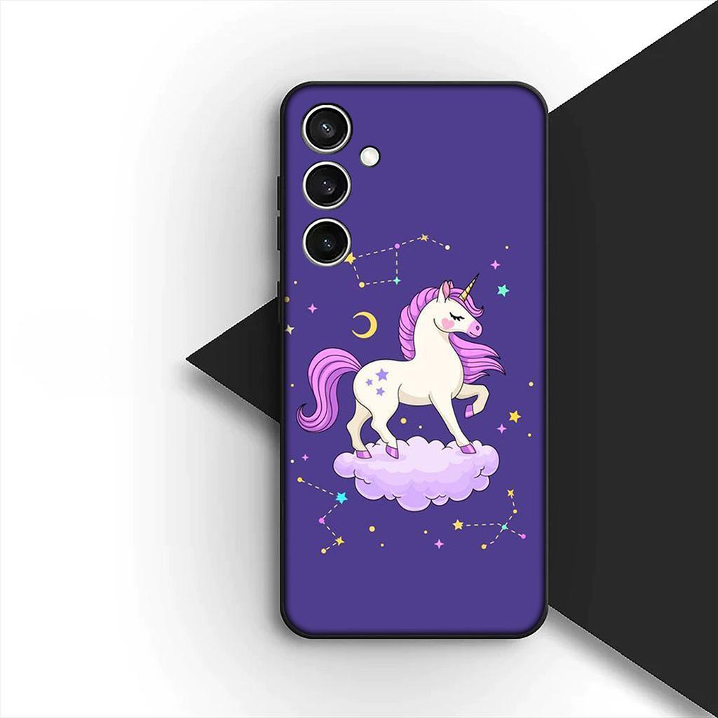 Мультяшный конь-единорог для Samsung Galaxy Note 20 Ultra 10 8 9 S10 Plus Lite S8 A70 A24 A25 S10E A21S A37 A57 A51 A7 Чехол для телефона