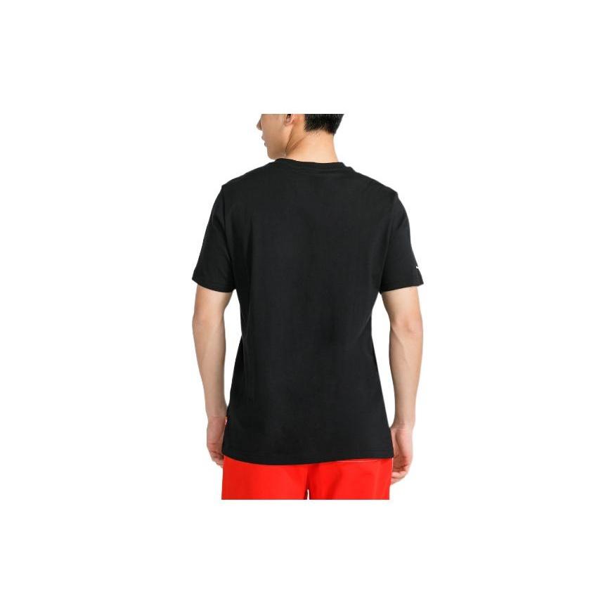 PUMA T Shirts Men's Black Crew Neck Moderate Straight Fit 579991-01