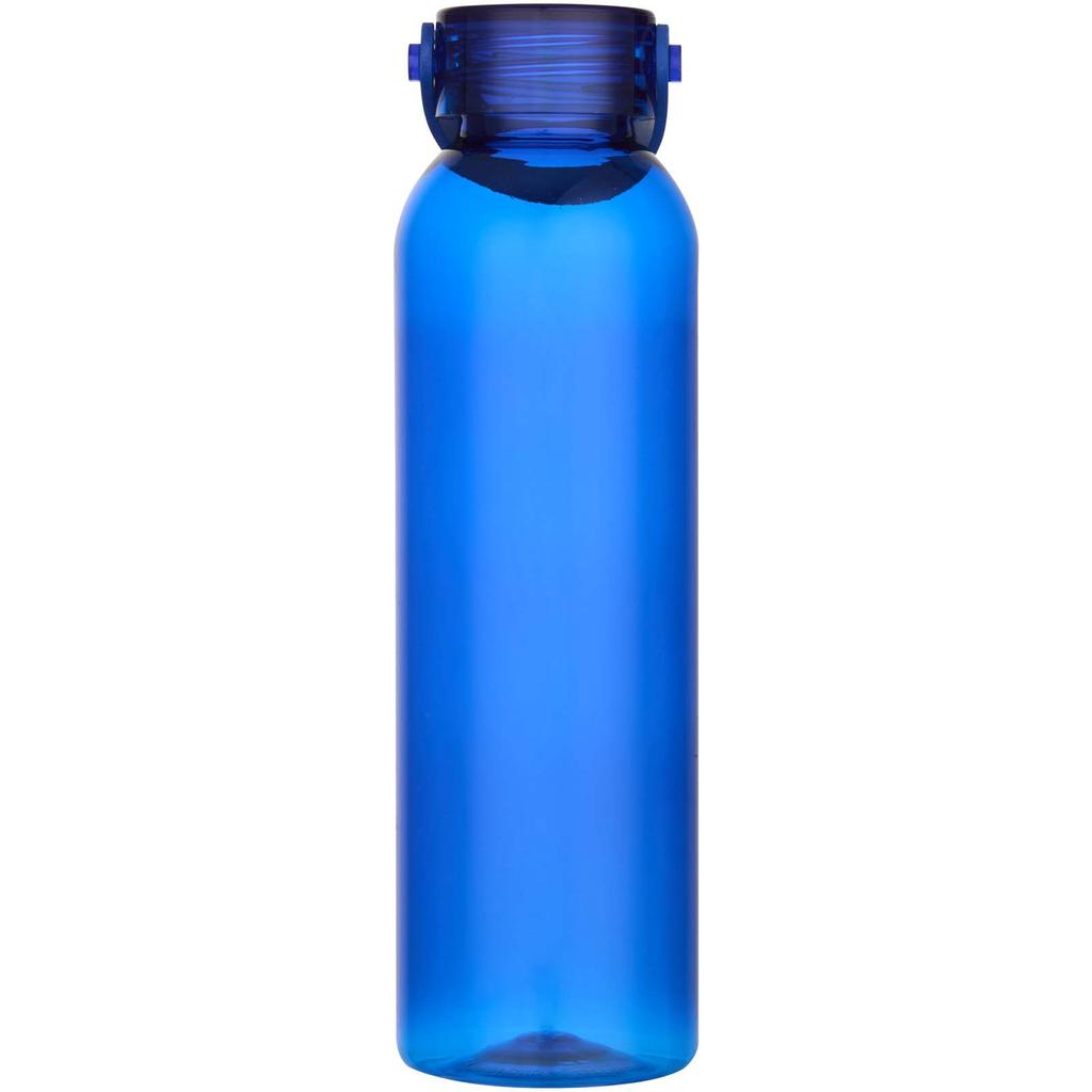 Bottle, 630 ml recycled plastic with RCS certification "Alti" Royal Blue