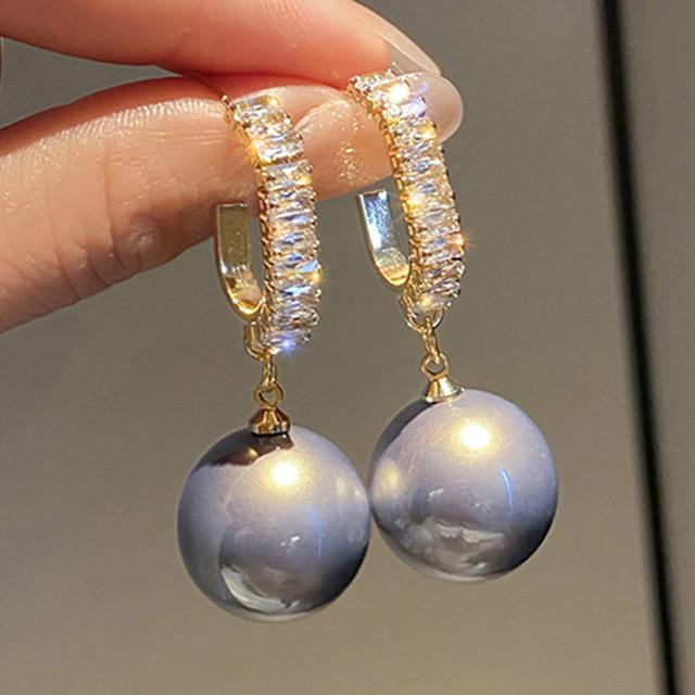 Новые серьги-гвоздики Love Pearl, серьги-гвоздики в форме сердца со стразами, жемчужные серьги для женщин и девушек, для вечеринок, для индивидуальности, темперамента, ювелирные изделия в подарок
