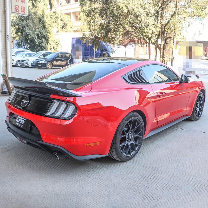 15-23 Ford Mustang TF Carbon Fiber Rear Wing - Trufiberya Punch-Free Install