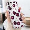 Чехол с вишневыми бантиками для Samsung S26 Ultra S25 FE S24 S23 S22 Plus S21 A15 A25 A35 A55 A16 A26 A36 A56 A17 A37 A57 5G Прозрачный мягкий чехол из ТПУ