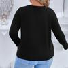 Spring Autumn Women's Blouse Plus Size Christmas Comfortable Casual Long Sleeve Top