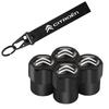 XKJC9 3D Aluminum Metal Car Tire Valve Cover Auto Nylon Keychain Accessories for Citroen C1 C2 C3 C4 C4L C5 C6 C7 C8 C-ELYSEE Berlingo