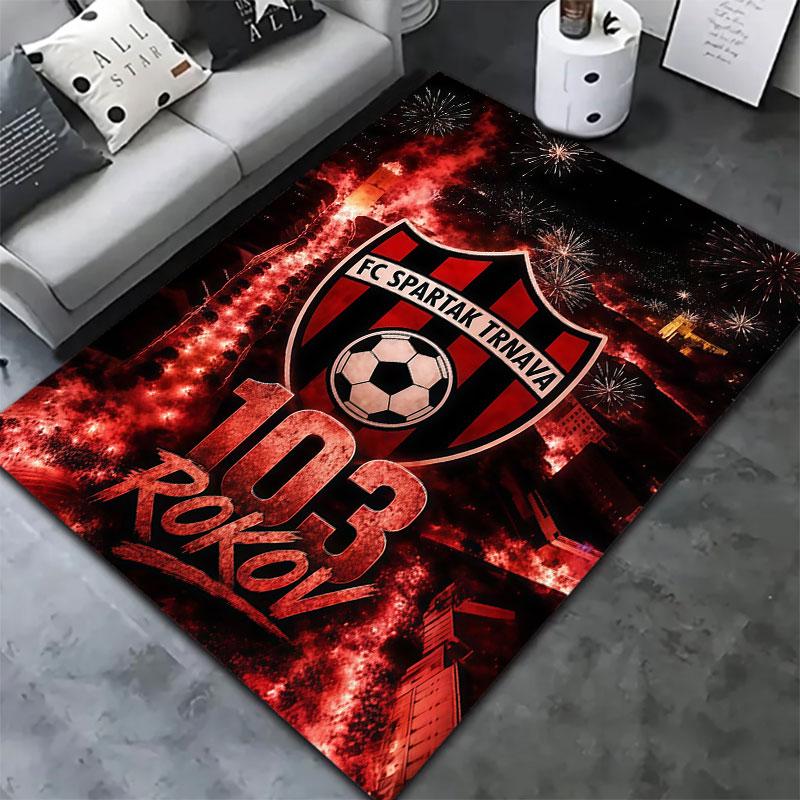 Ковер FC Spartak Trnava для гостиной, спальни, дома, декора дивана, детской игры, нескользящий коврик для пола
