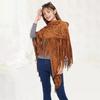 Women Shawl Warm Fabric Solid Color Versatile Hollow Tassels Hem Winter Scarf Comfortable