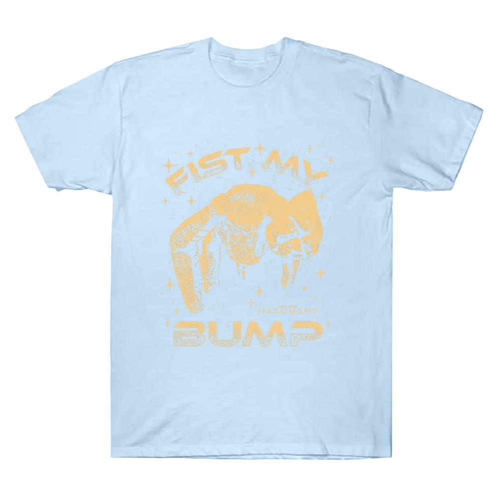 Project Hail Mary Fist My Bump Rocky Alien Sci-Fi Lover Gift T Shirts Retro Vintage T-shirts Men Fashion Tees Casual Cotton Tops