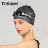 Силиконовая шапочка для плавания TOSWIM