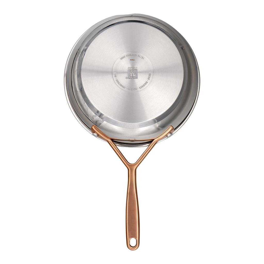 Zwilling Henckels Japan Sera Rose Gold Frying Pan Stainless Steel 3 Layer Bottom Structure IH Compatible Dishwasher Safe 10 Year Warranty Official