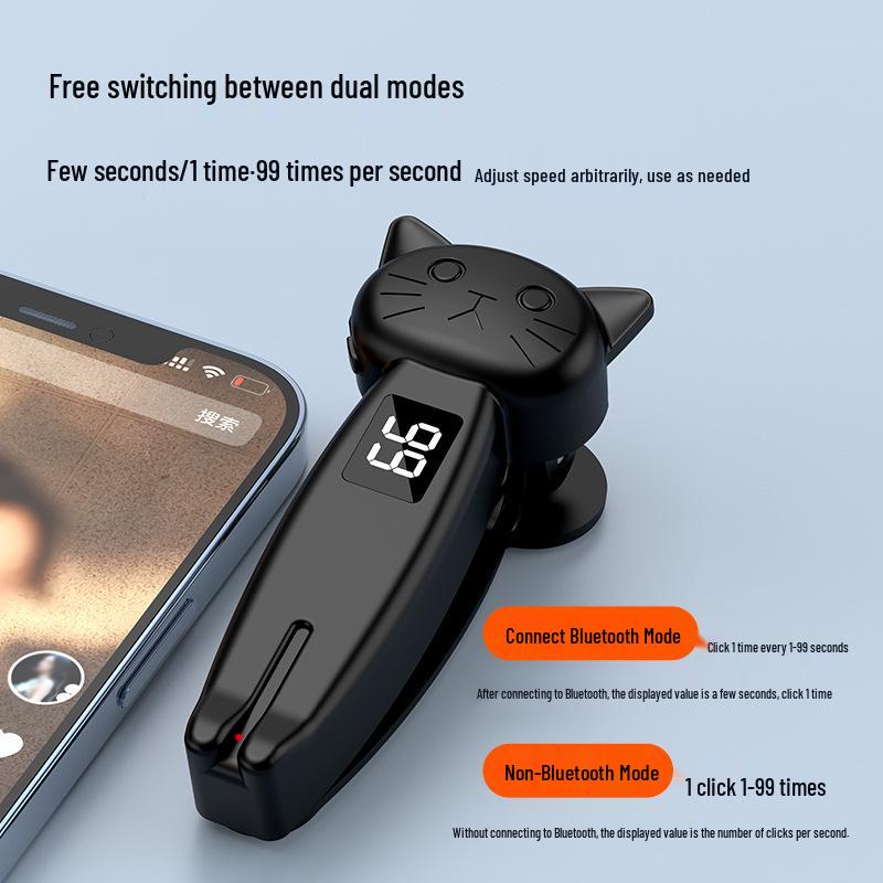 Silent Auto Clicker for Mobile Phones - Smart Continuous Clicker for Outdoor Live Broadcasts