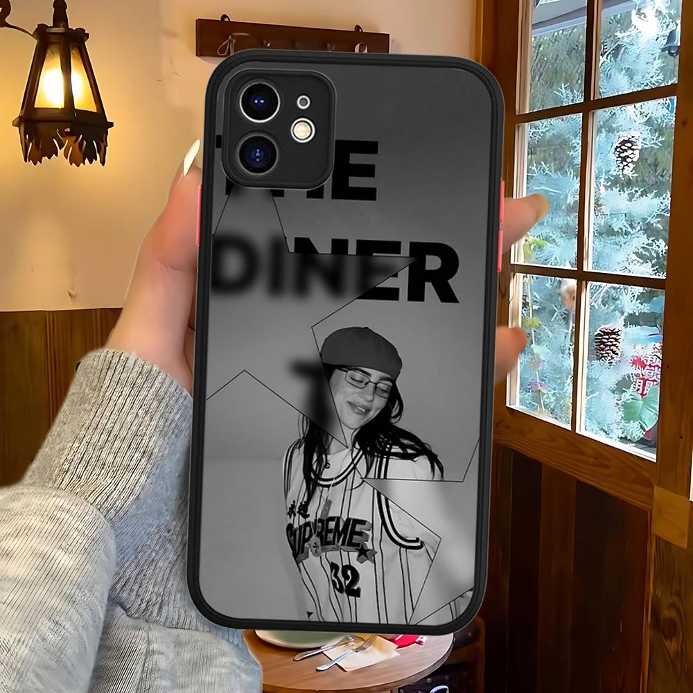 SINGER LUNCH B-BILLIES Для IPhone 11 12 13 14 15 16 Pro Max Plus X XS MAX Ударопрочный Матовый Задний Чехол