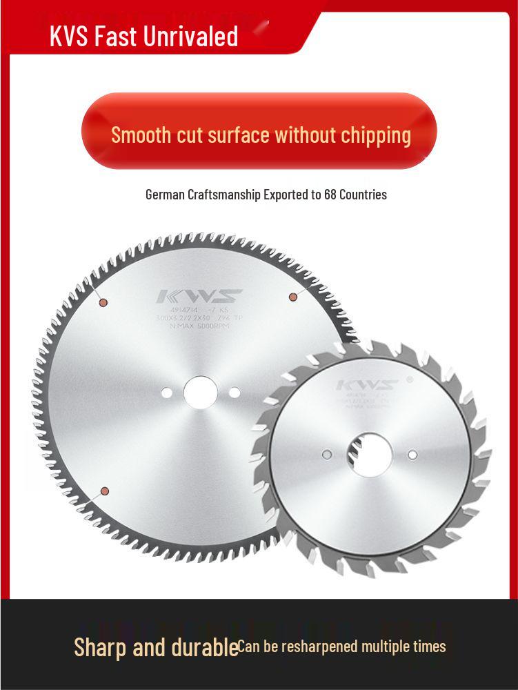 Высокоточный пильный диск для торцовочной пилы из вольфрамовой стали - Без сколов, Импортный сплав, Мать-Дитя Дизайн для деревообработки