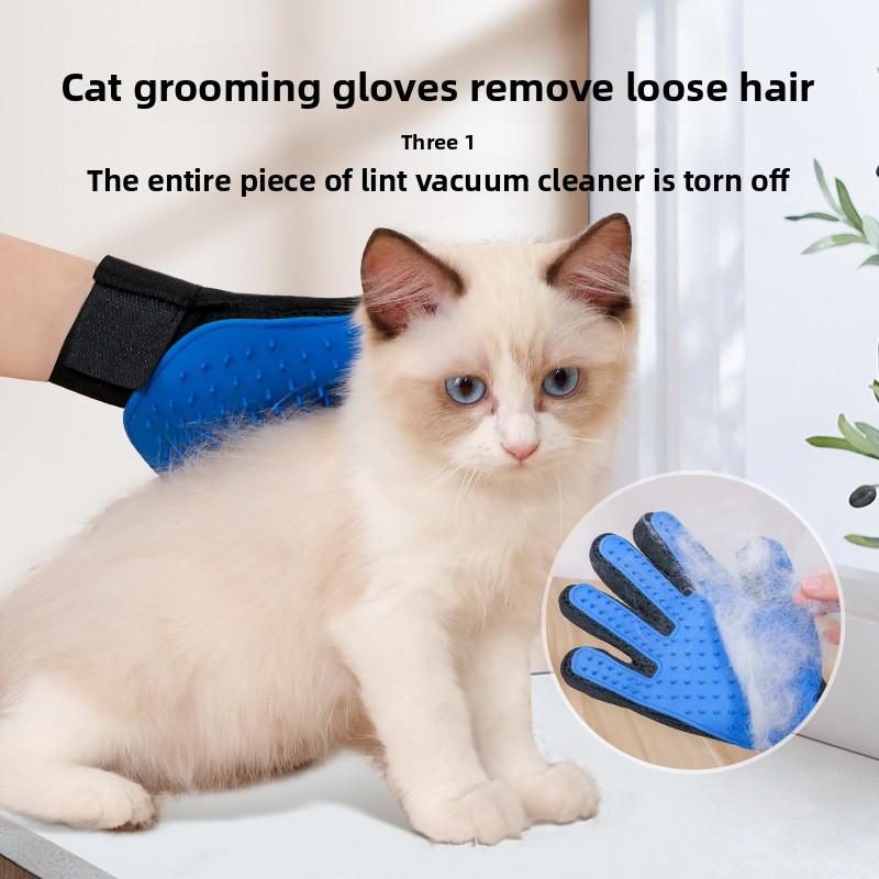 Расческа для питомцев, Перчатки для ласки кошек, Пятипальцевый массаж для успокоения питомцев, Вычесывание выпавшей шерсти, Товары для чистки собак