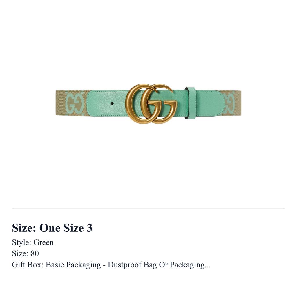 GUCCI Gg Marmont Jumbo Gg Belt Belt 400593-FABBN-9549