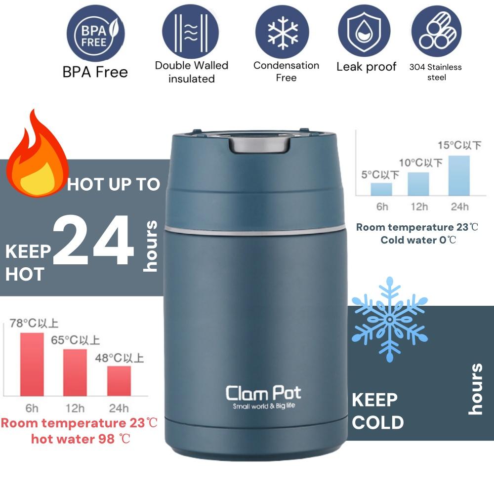 Нержавеющий Термоизолированный Ланч-бокс Бенто, термос для горячей еды, Контейнеры для хранения, Ланч-бокс для упакованного обеда, холодильники