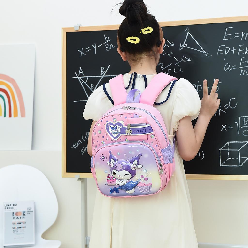Cartoon Cute Boys And Girls Backpack Large Capacity Primary School Bag Children Travel Backpack