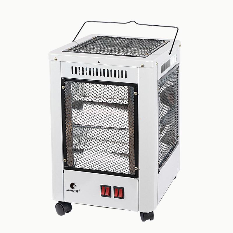 Бесшумный передвижной пятисторонний кварцевый трубчатый электрический камин-обогреватель