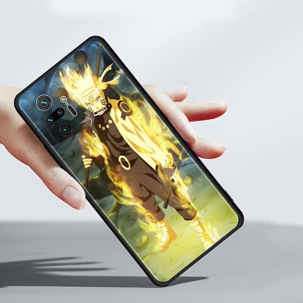 Чехол для телефона Xiaomi Redmi 9 9a 9c 8 k40 Note 9s 9 10 11 8 pro 7 11t 9t 8t, силиконовый чехол аниме Наруто Учиха Саске