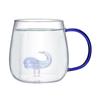 Новый Дизайн Каваии Стеклянная 3D Чашка с Животным Подарок Стеклянная Посуда Милая Стеклянная Чашка для Воды Кит Кактус Чашка Кофе Молоко Стеклянная Кружка Детские Чашки 400 мл